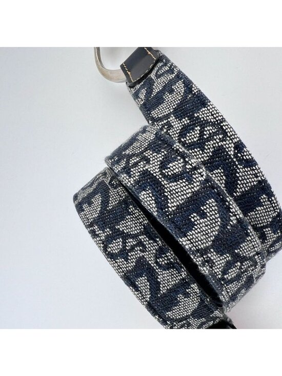 Dior Belt Trotter Jacquard Navy Vintage main image 9